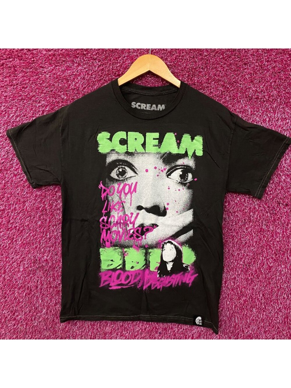 Scream x Bloody Disgusting Scary Movies Scream T-Shirt Medium